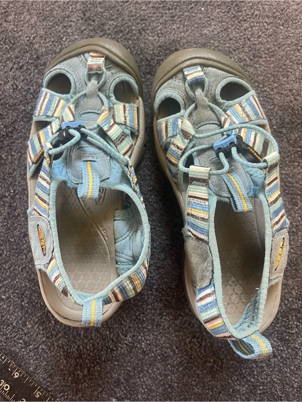Keen Multicolor Striped Blue Sport Sandals